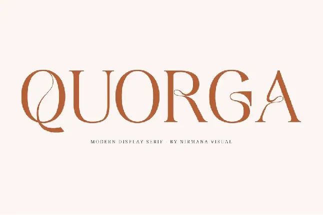 Quorga font