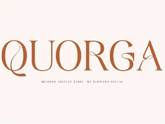 Quorga font