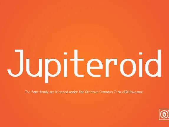 Jupiteroid font