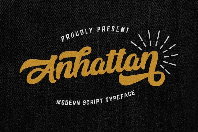 Anhattan Script font