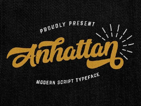 Anhattan Script font