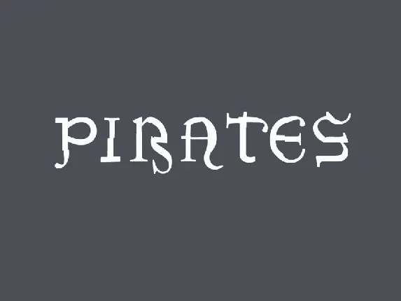 Pirates font