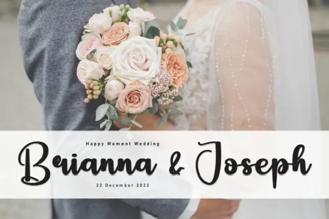 Hubby Script font