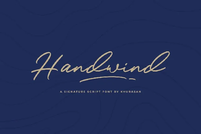 Handwind font