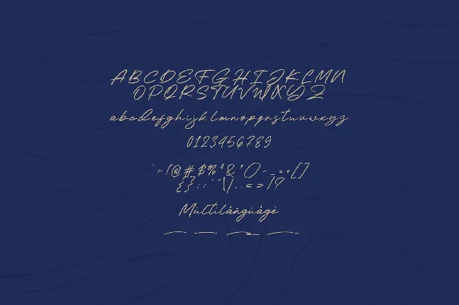 Handwind font