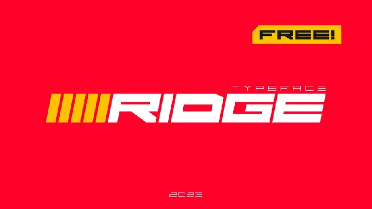 Ridge font