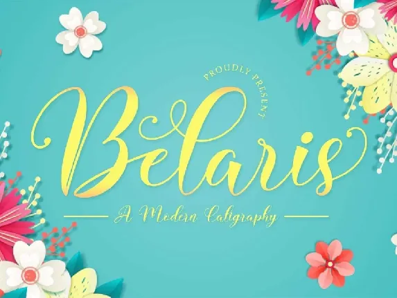 Belaris Modern font