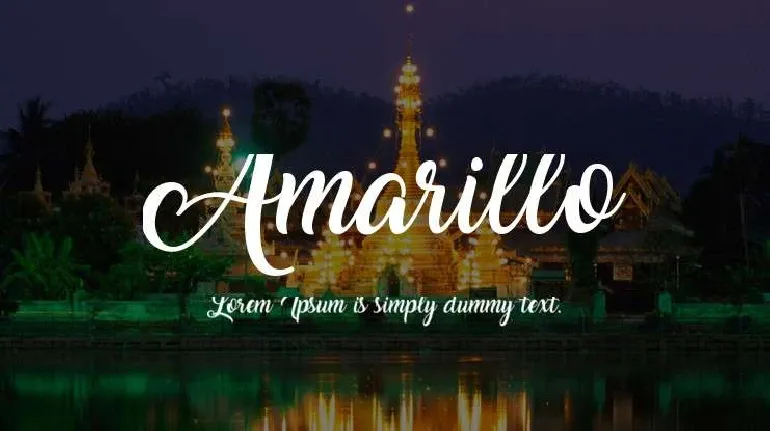 Amarillo font