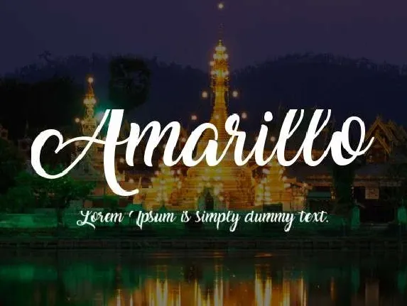 Amarillo font