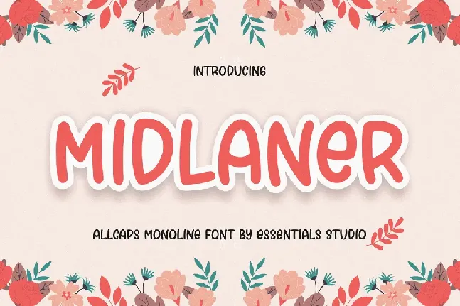 MIDLANER font