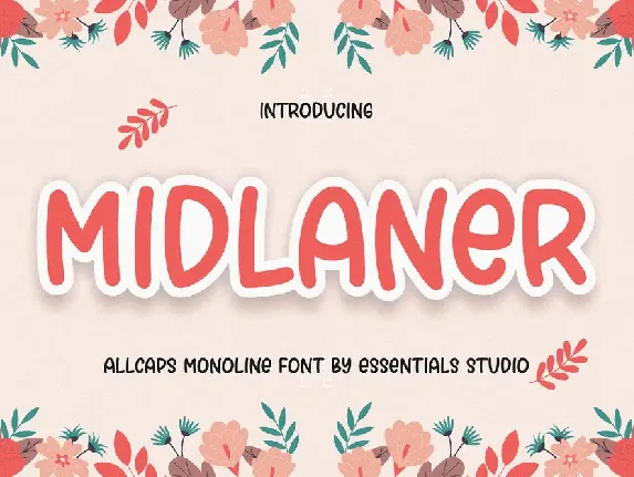 MIDLANER font