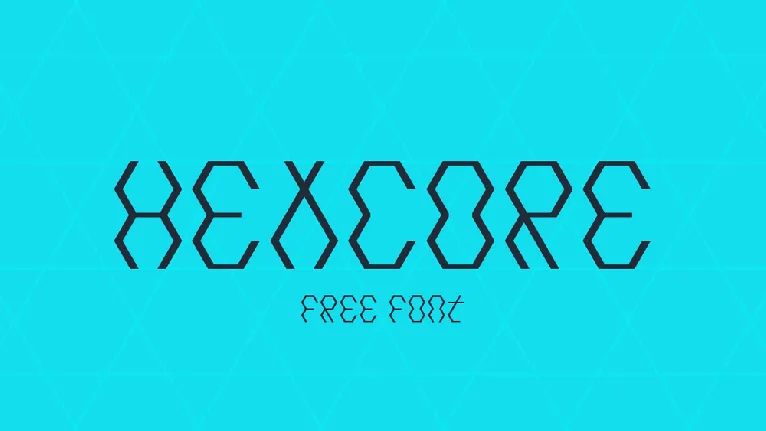 Hexcore font