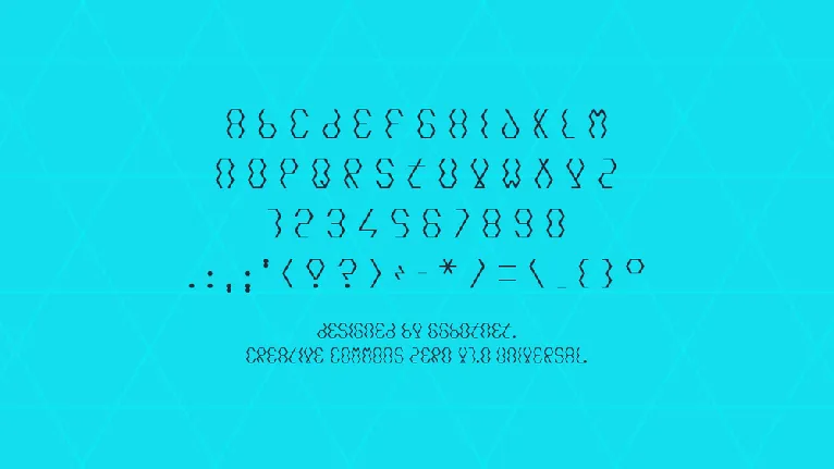 Hexcore font