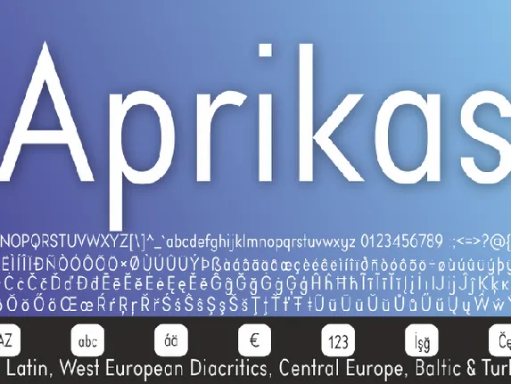 Aprikas font