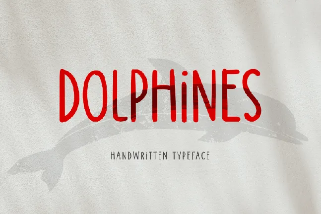 Dolphines font