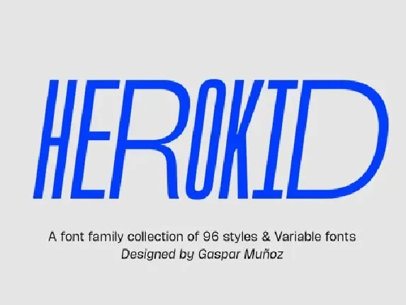 Herokid Family font