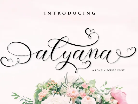 Alyana Script font