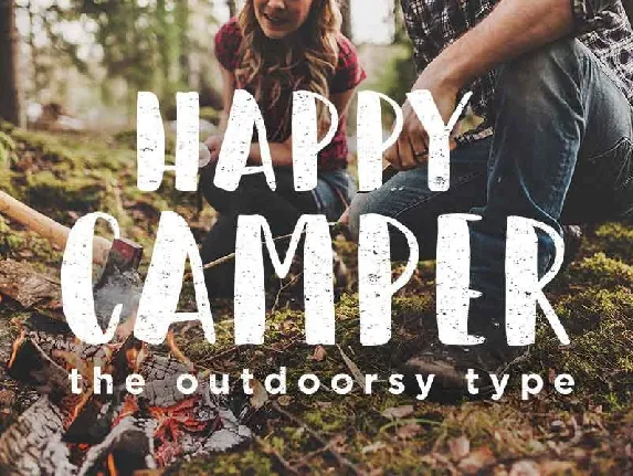 Happy Camper font