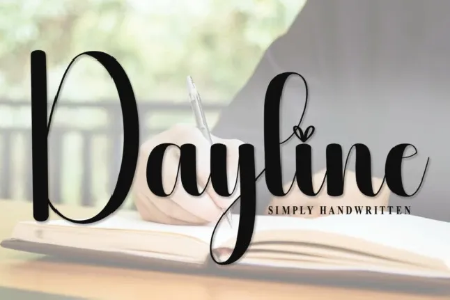 Dayline Script font