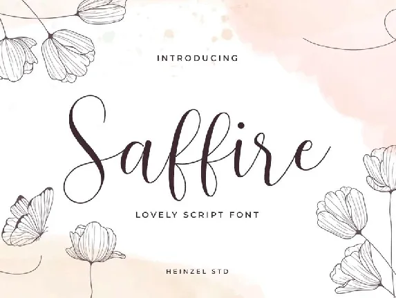 Saffire Lovely font