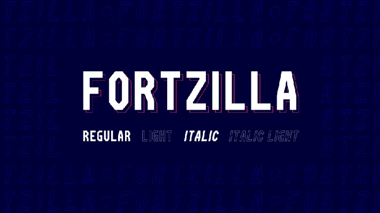 Fortzilla font