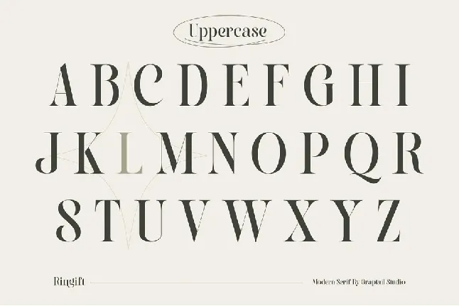 Ringift font