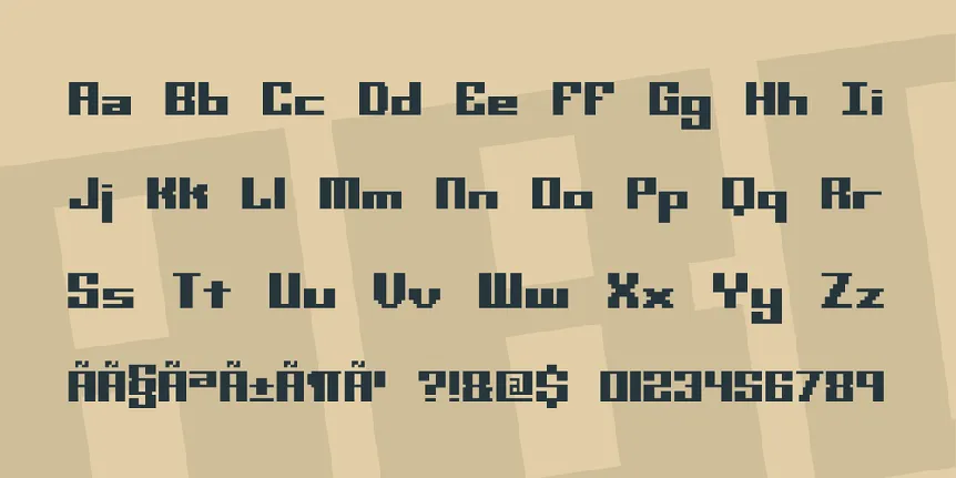 Mini Kaliber TT BRK font