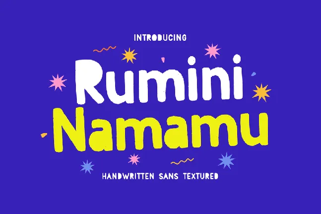 Rumini Namamu font