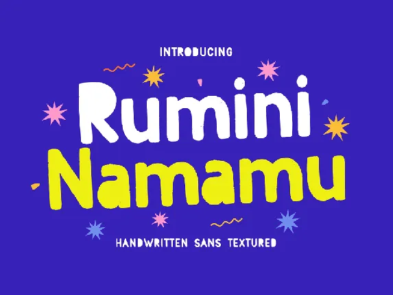 Rumini Namamu font