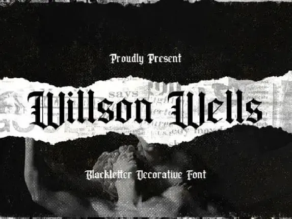 Wilson Wells Blackletter font