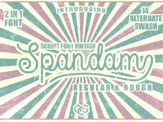 Spandam Vintage font