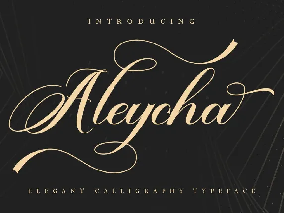 Aleycha font