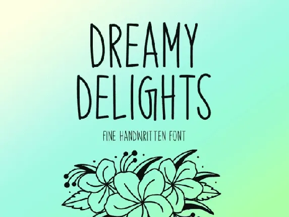 Dreamy Delights font