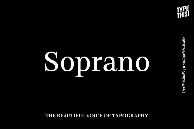 Soprano font