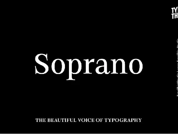 Soprano font