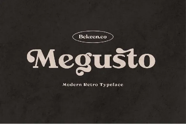 Megusto font