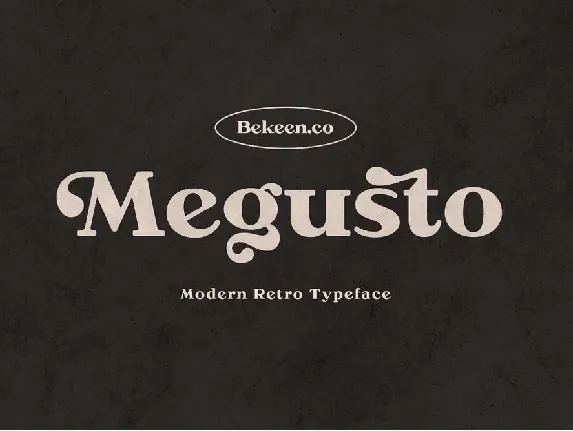 Megusto font