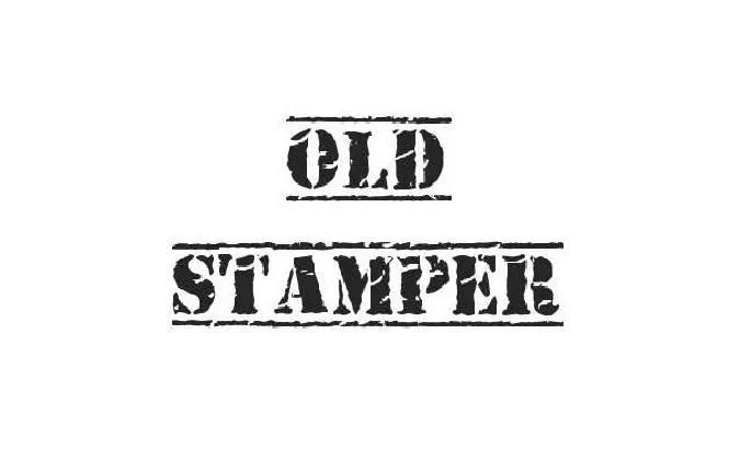 Old Stamper font