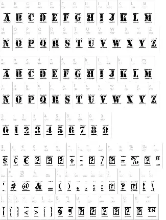 Old Stamper font