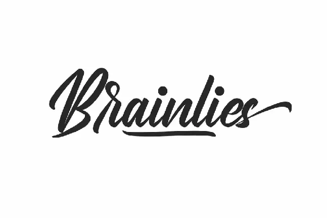 Brainlies Demo font