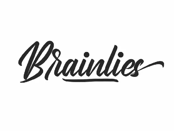 Brainlies Demo font