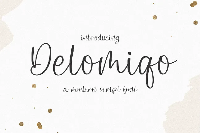 Delomiqo font