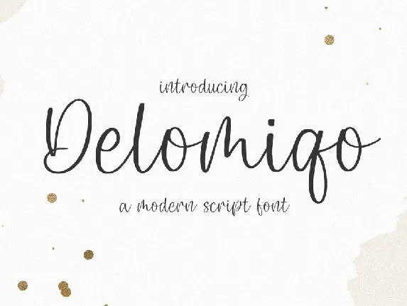 Delomiqo font