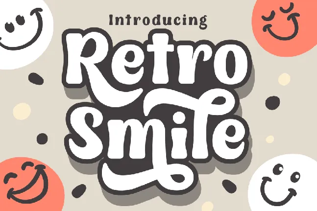 Retro Smile font