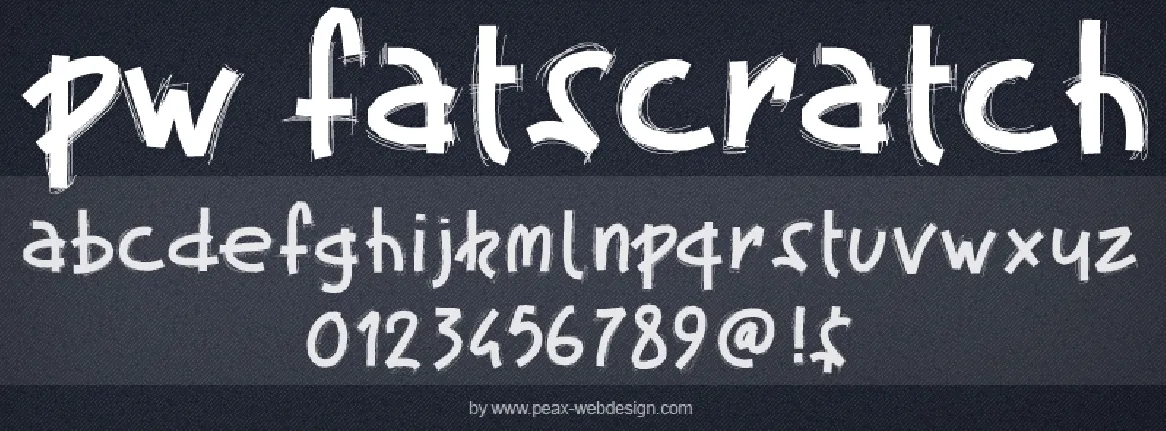 PWFatscratch font