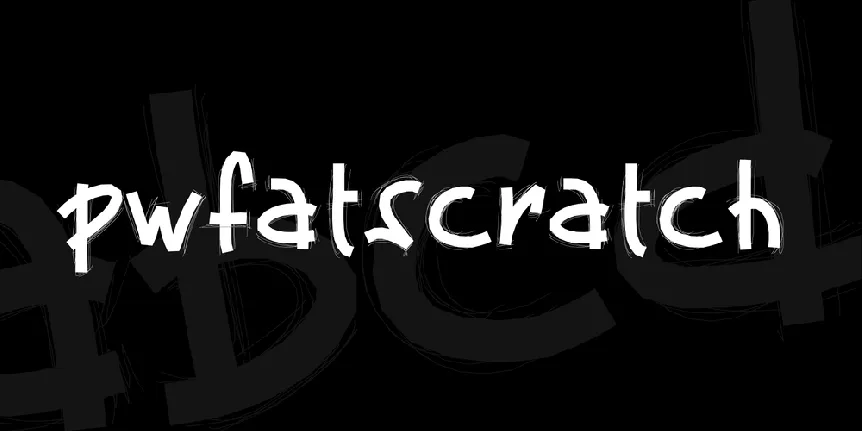 PWFatscratch font