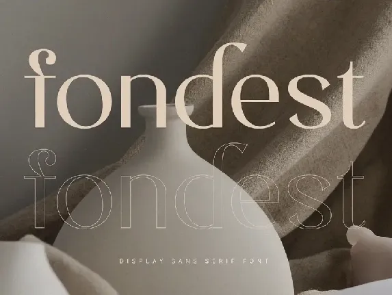 Fondest font