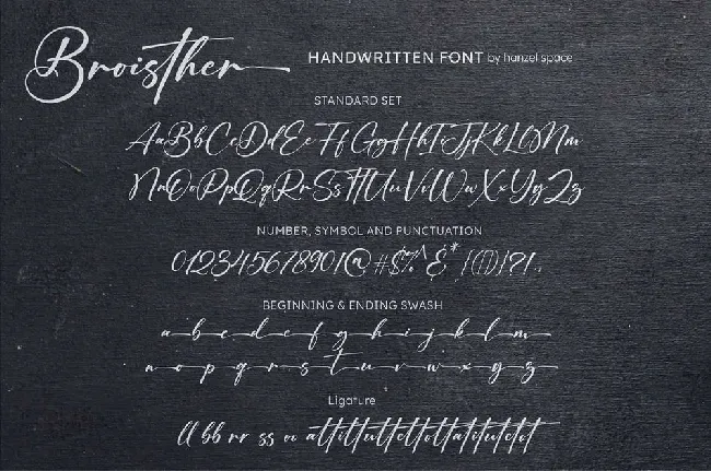 Broisther font