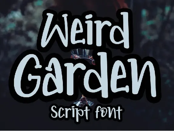 Weird Garden - Personal Use font