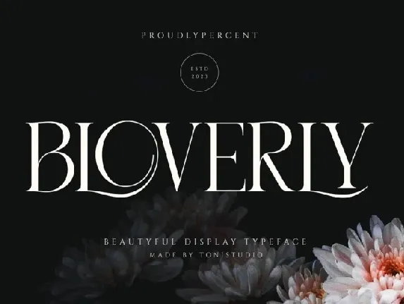 Bloverly font